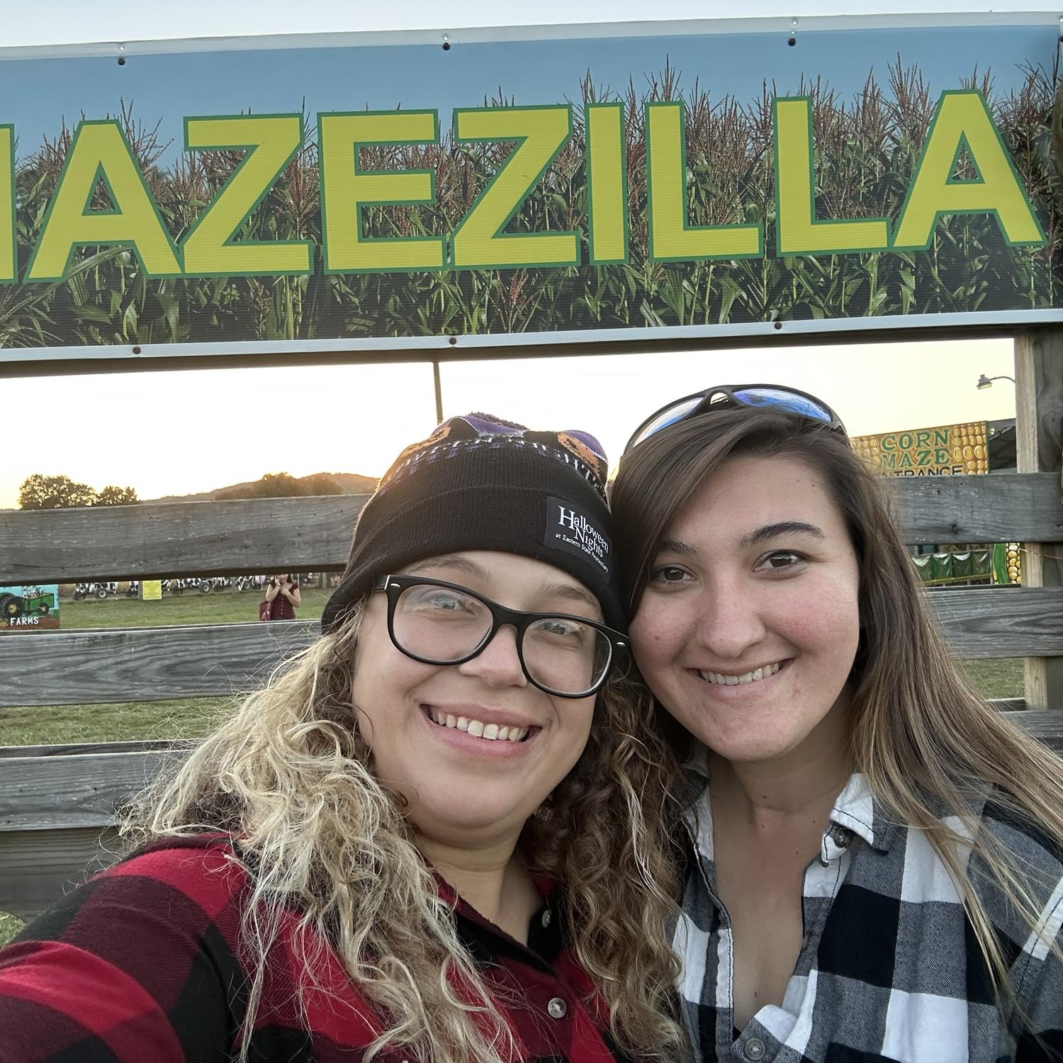 Our annual Mazezilla trip 8 years later in the Pocono’s.