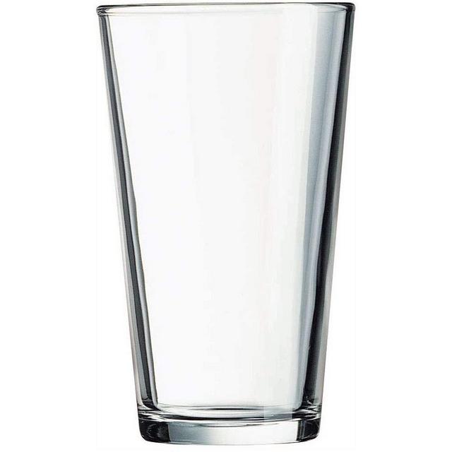 16 OZ Drinking Glasses Set of 12 Beer Glass Pack All Purpose Drinking Tumblers Elegant Design for Home and Kitchen – Lead and BPA Free, Great for Restaurants, Bars, Parties
