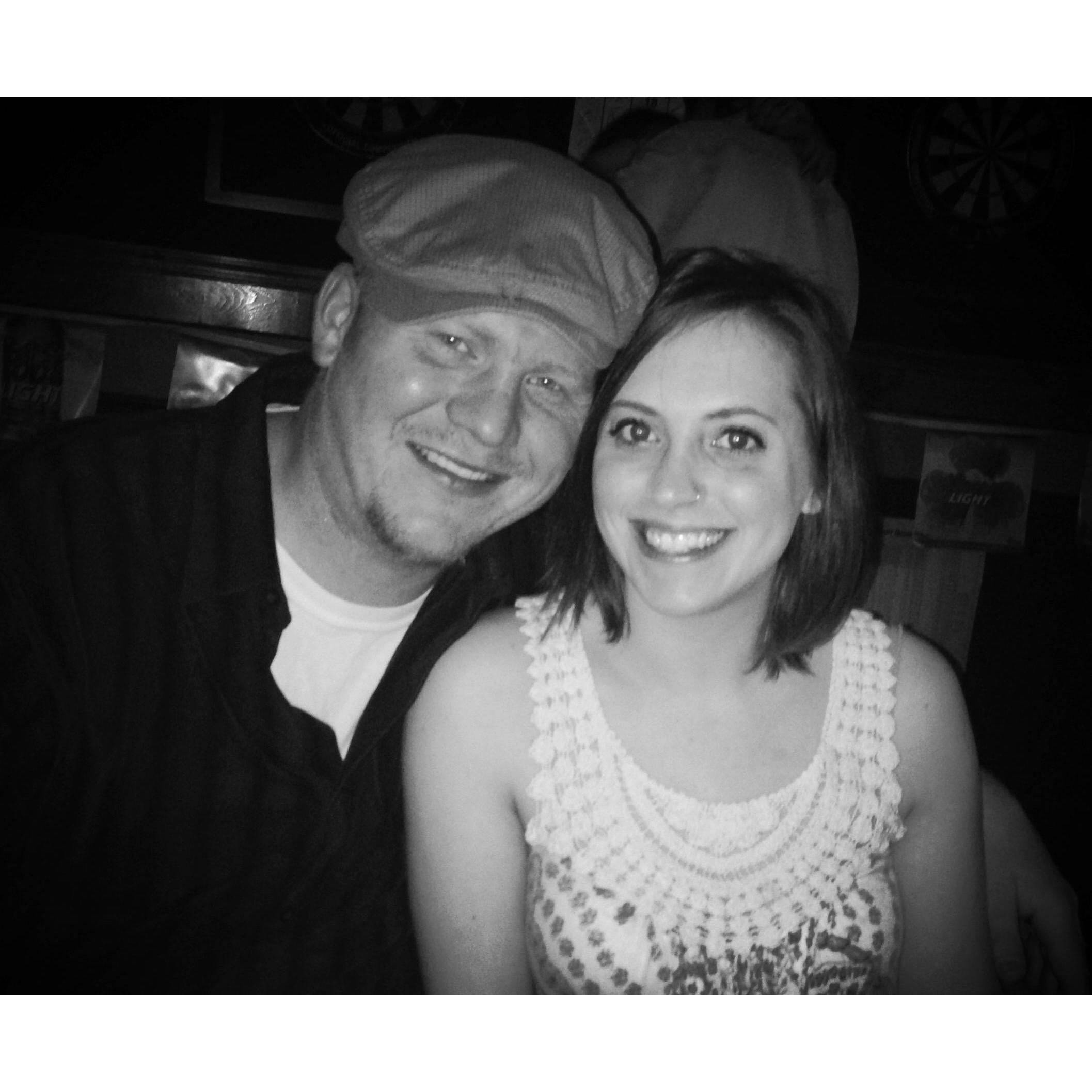 Groom and Bride on a date night