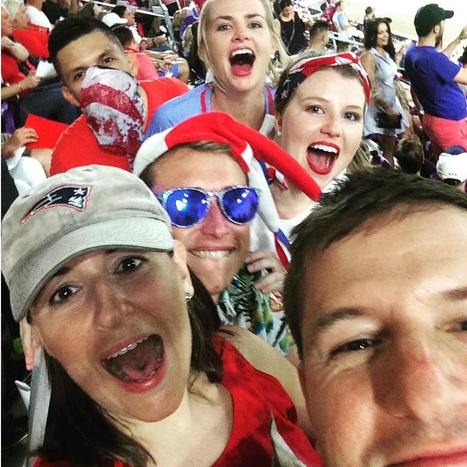USA Men's Soccer World Cup Qualifier with Juan, Jill, Colleen and Mikey; 2017 (yes, they won this one)