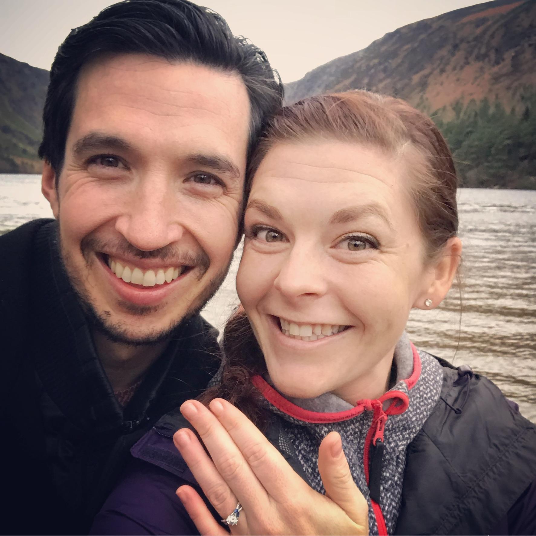 Engaged! The upper lakes of Glendalough, Ireland