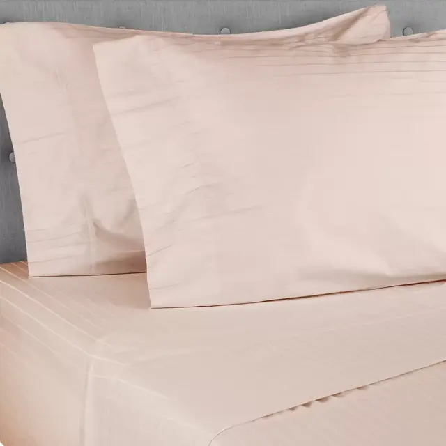 Nestwell™ Pima Cotton 500-Thread-Count Standard Pillowcases in Shadow Grey Stripe (Set of 2)