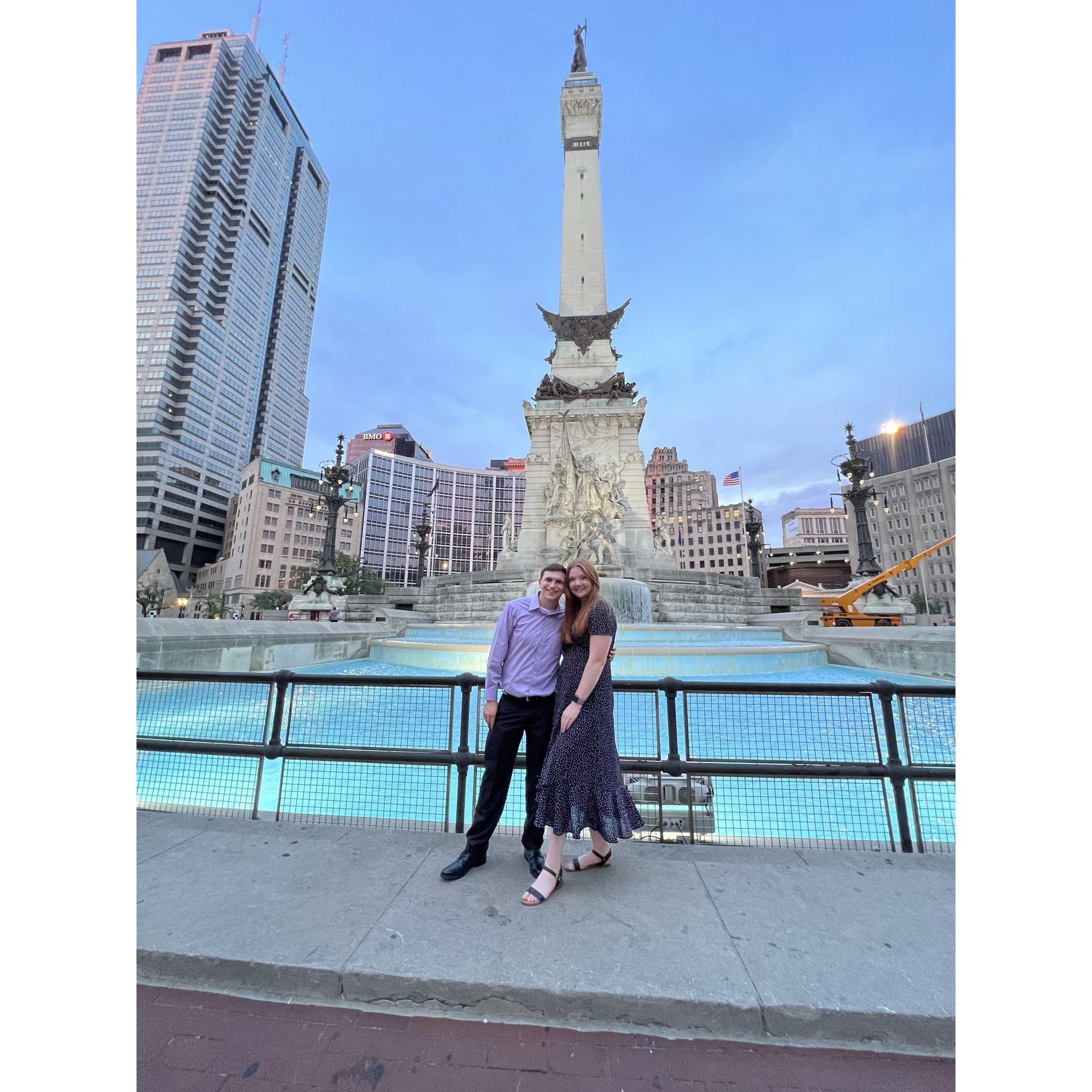 For our 6 month anniversary we spent a weekend in Indianapolis.