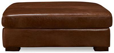 Pista Leather Cocktail Ottoman