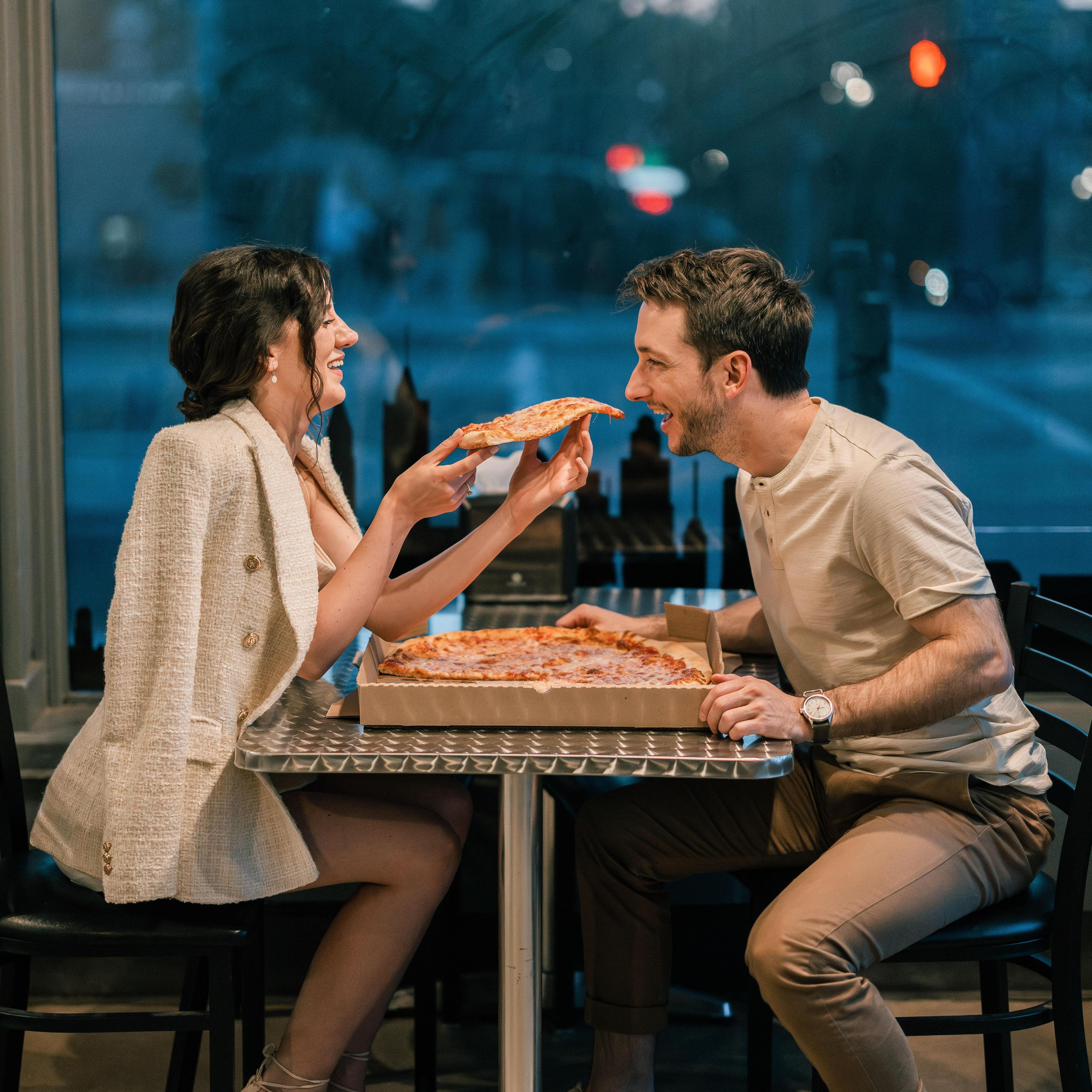 A cheesy kind of love story 🍕