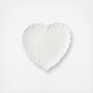 Berry & Thread Heart Cocktail Plate, Set of 4