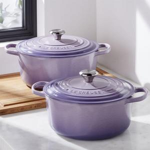 Le Creuset ® Signature 7.25-Qt. Round Marseille Blue Dutch Oven with Lid