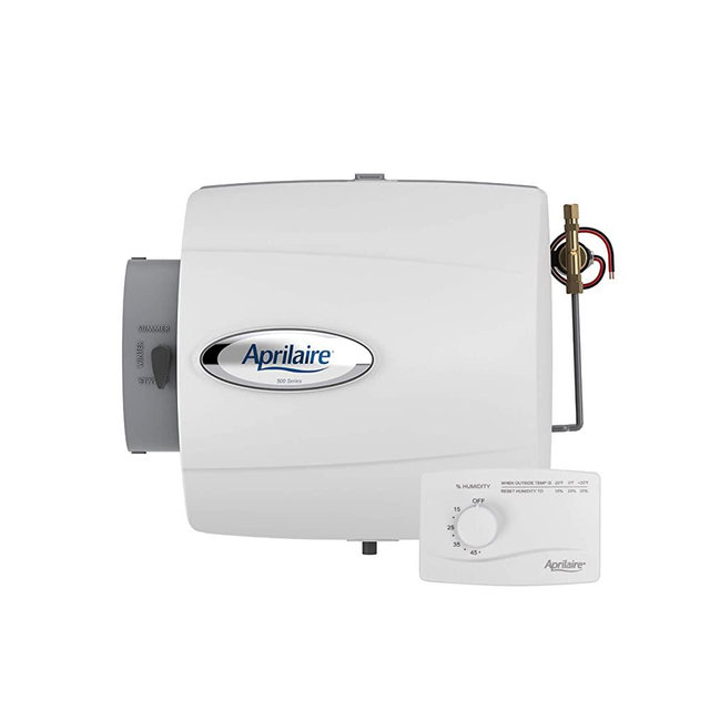 Aprilaire - 500MZ 500M Whole Home Humidifier, Manual Compact Furnace Humidifier, Large Capacity Whole House Humidifier for Homes up to 3,000 Sq. Ft.