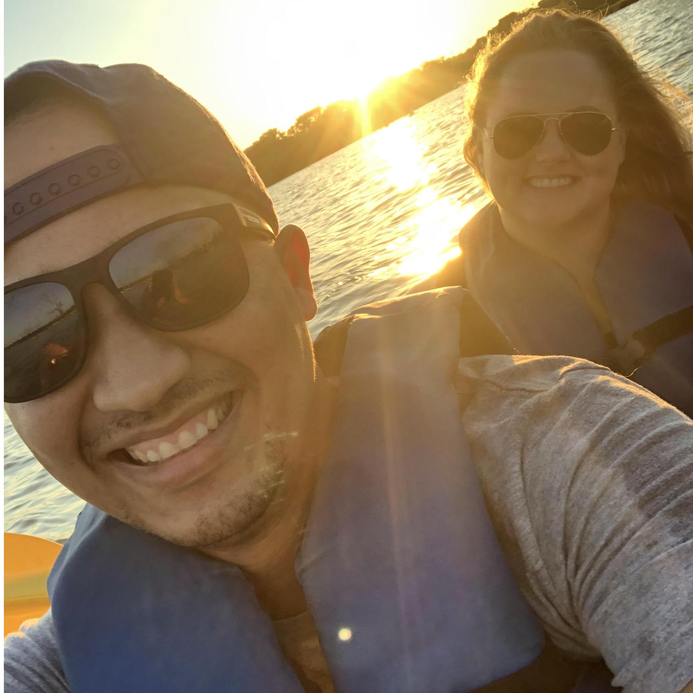 First time Kayaking