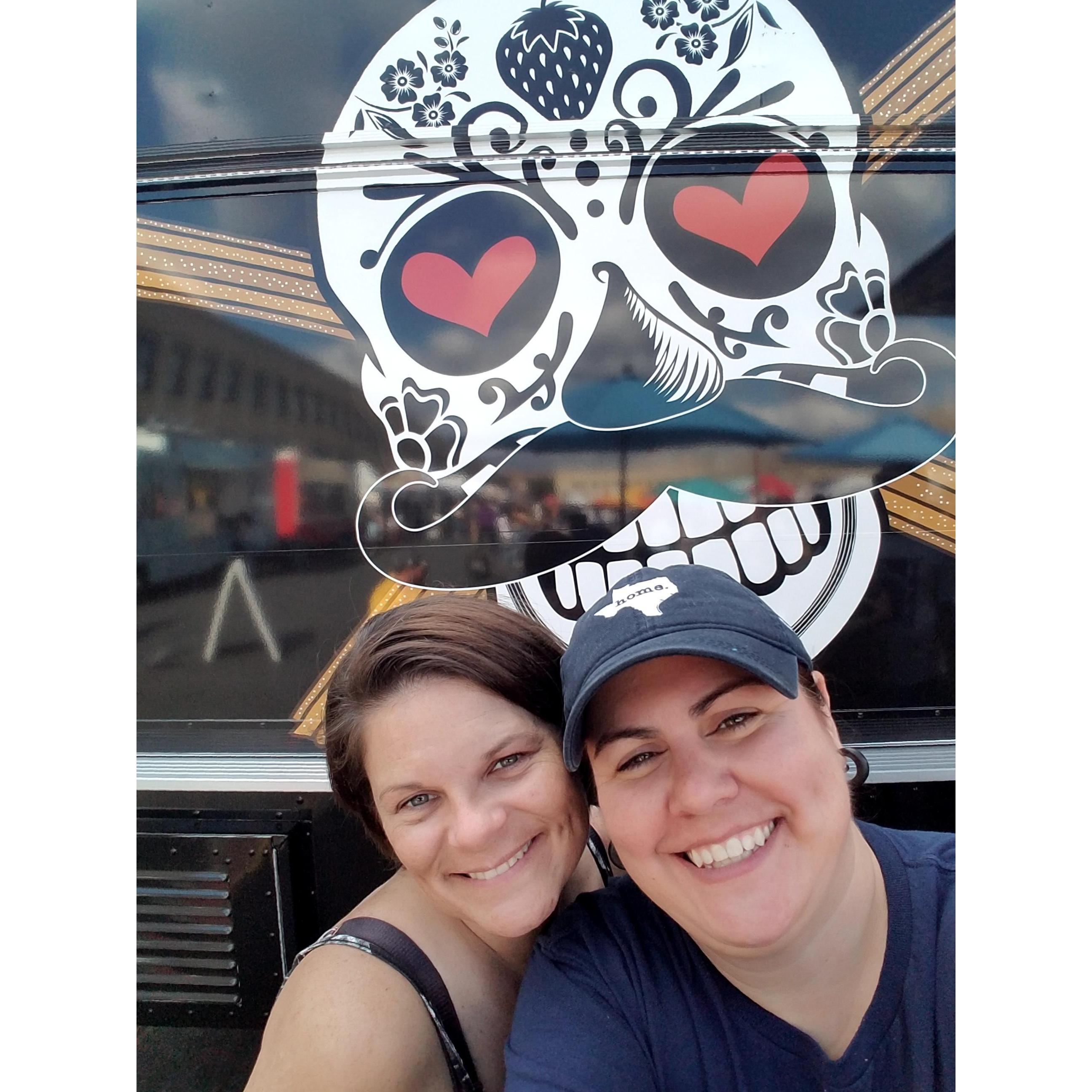 Food truck in LA, CA.