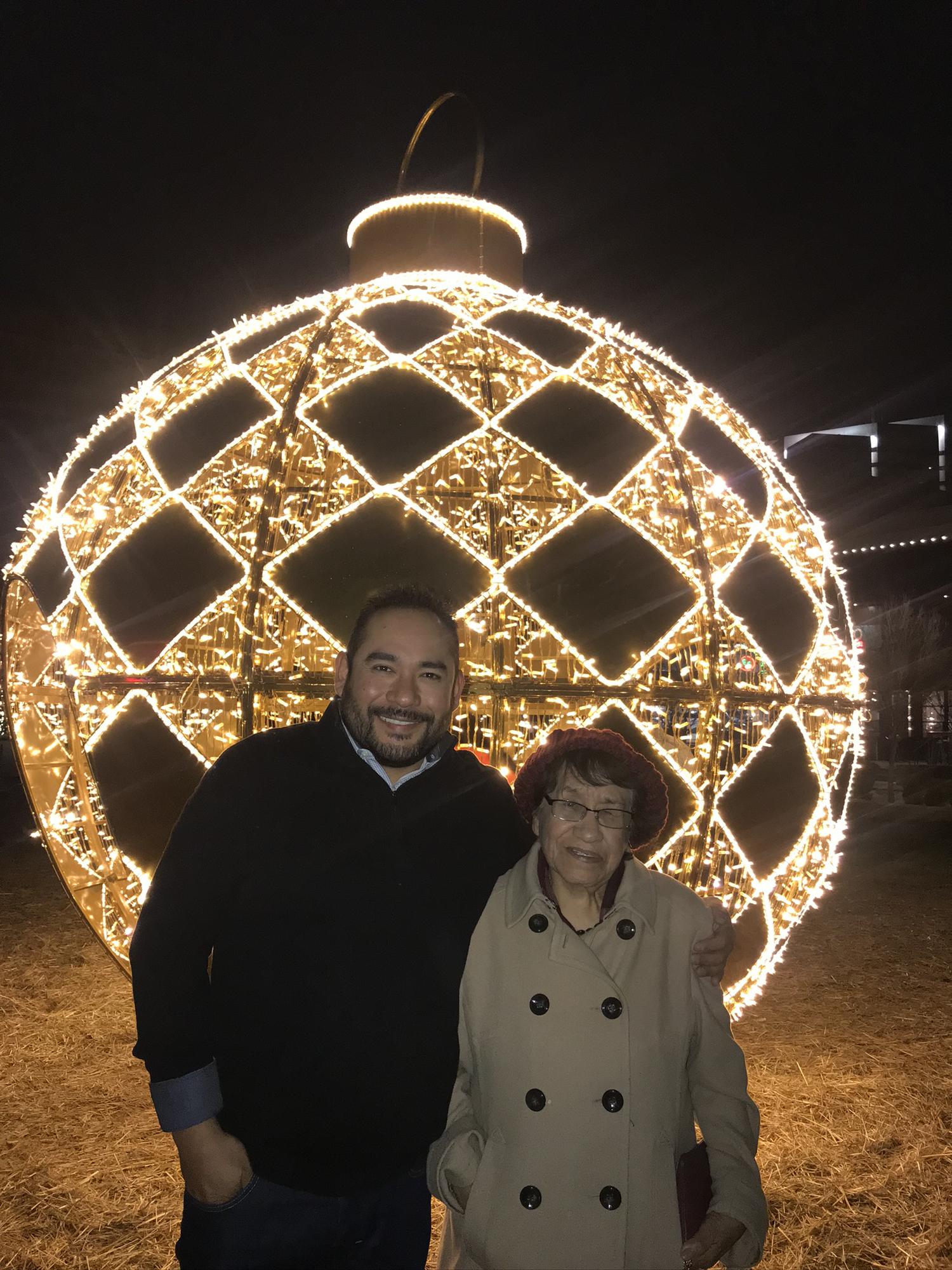 Michael and his Mom, Guillermina