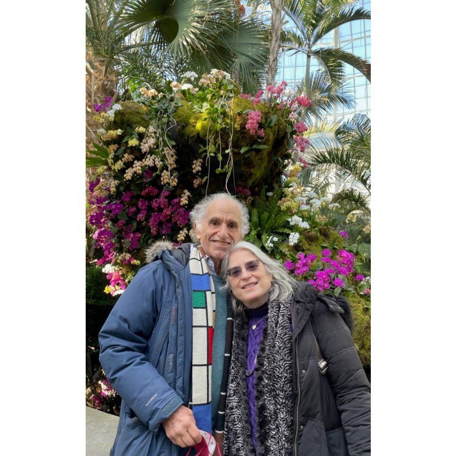At the Orchid Show at the NYBG.