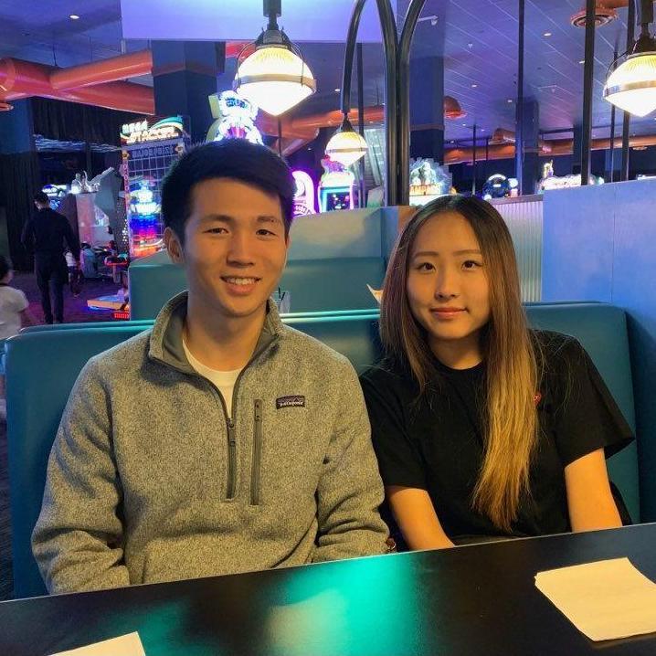 His first date with my mom... at Dave and Busters