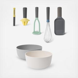 Leo 7-Piece Gadget and Serving Bowl Set