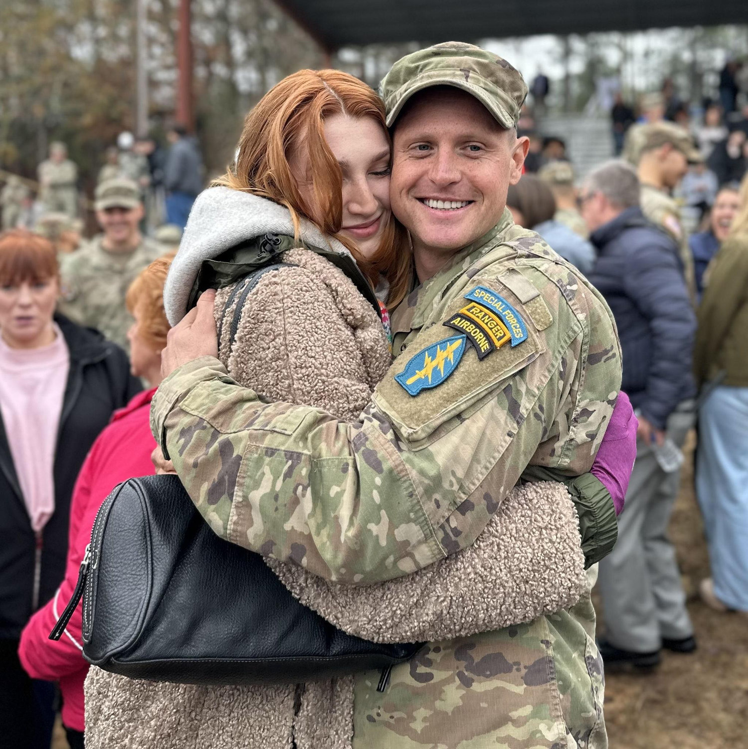At James’ Ranger School graduation :’)