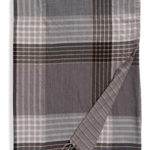 Modern Staples Plaid Double Face Merino Wool Throw