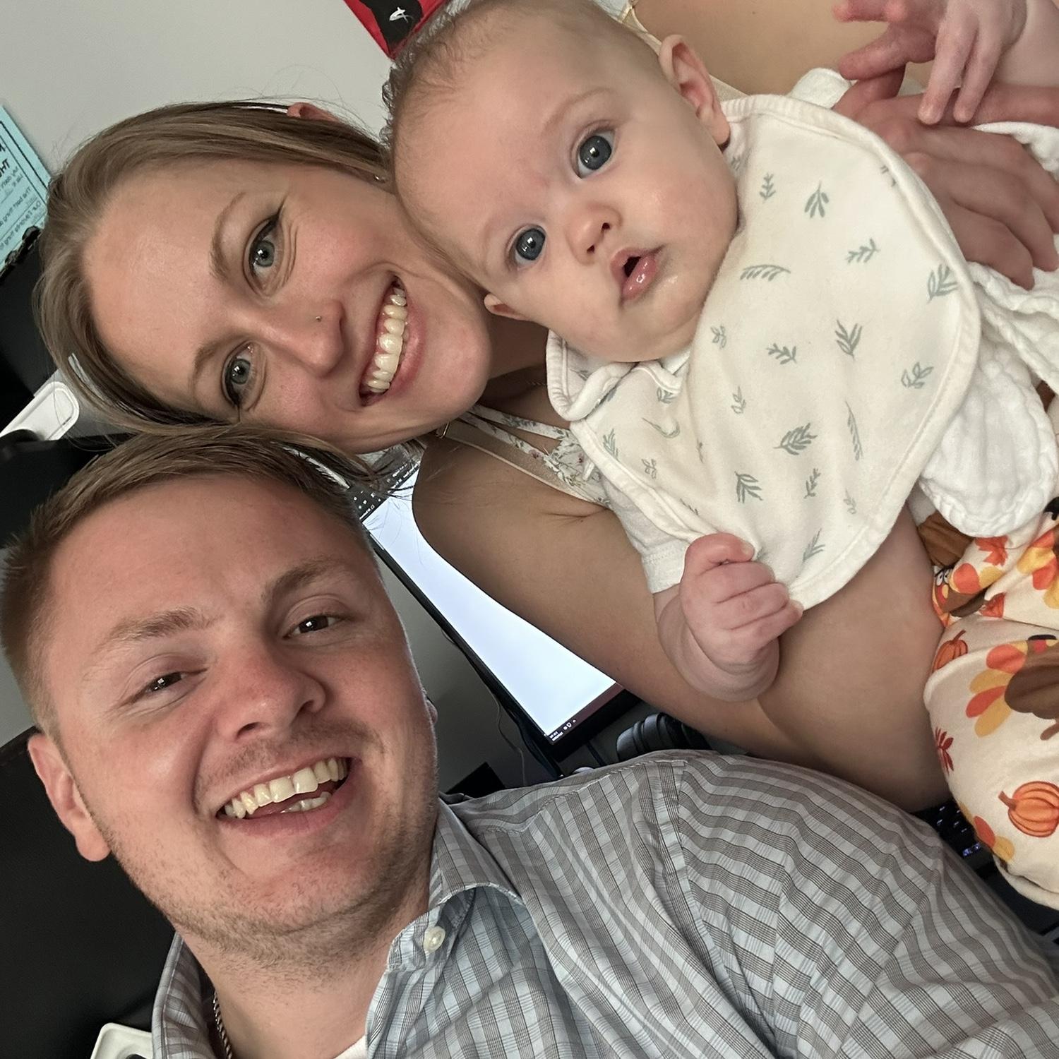 So here we are together as a family at Thanksgiving
