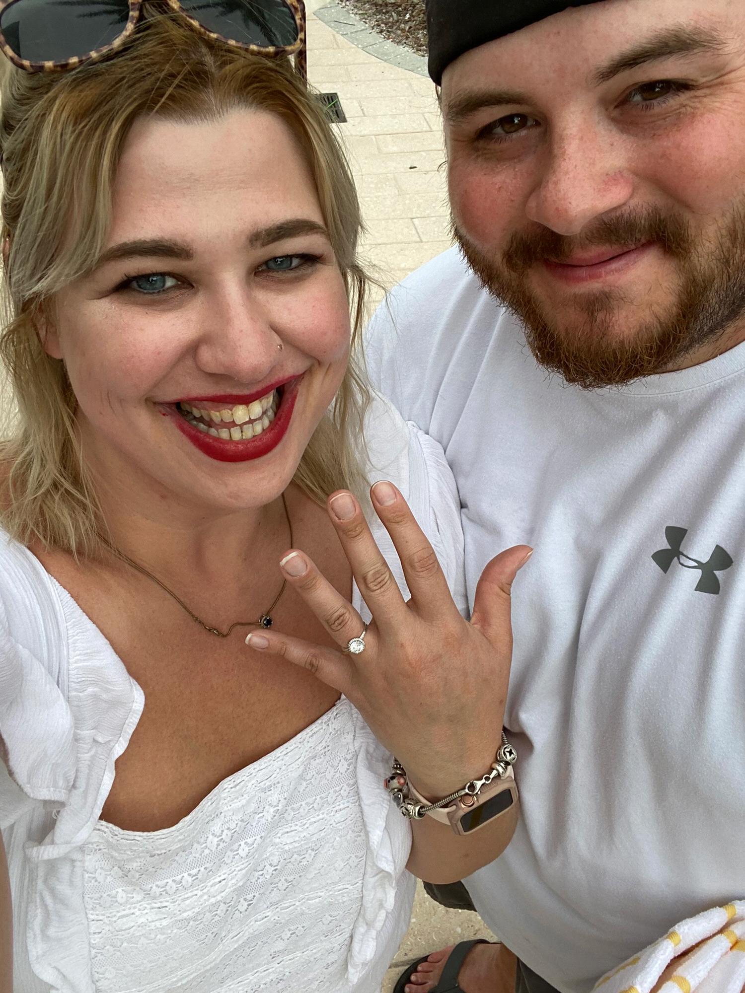 The engaged photo!