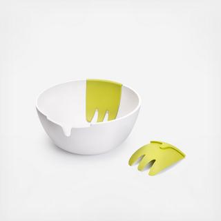 Hands-On 3-Piece Salad Bowl & Servers Set