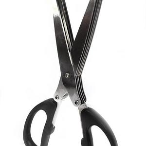 2508001 - Emerson Durable Shredding Scissors, Five Stainless-Steel Multi-Blades, Black