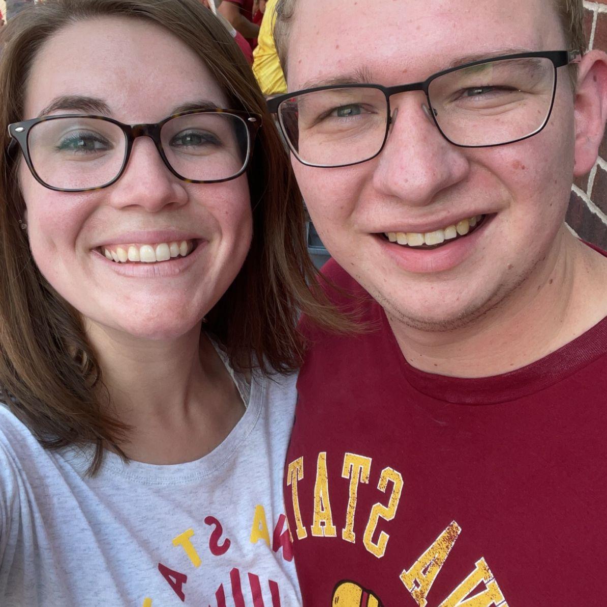 Brian has now been forced to become an Iowa State fan for life -- Go Cyclones!