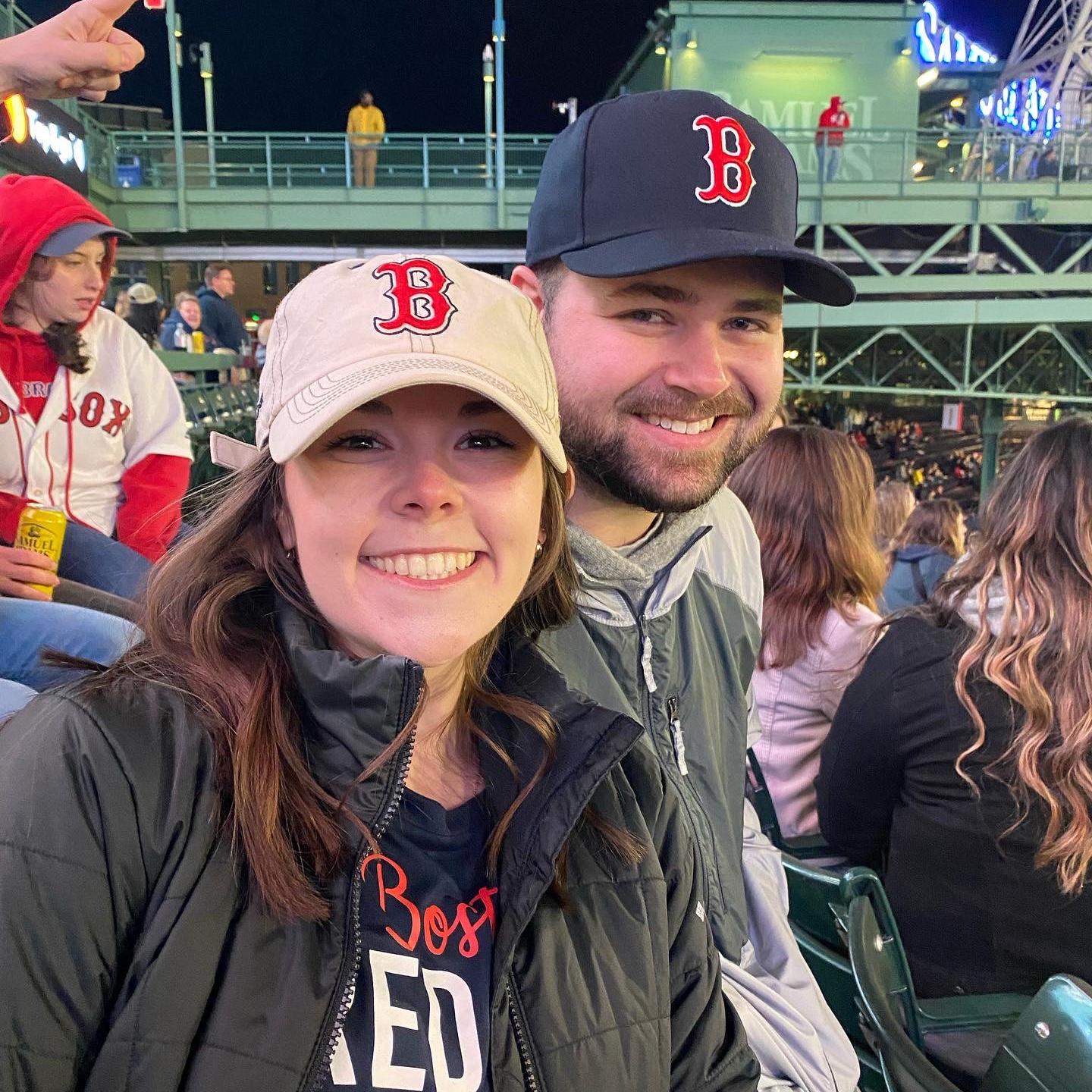 Our first Red Sox game together!