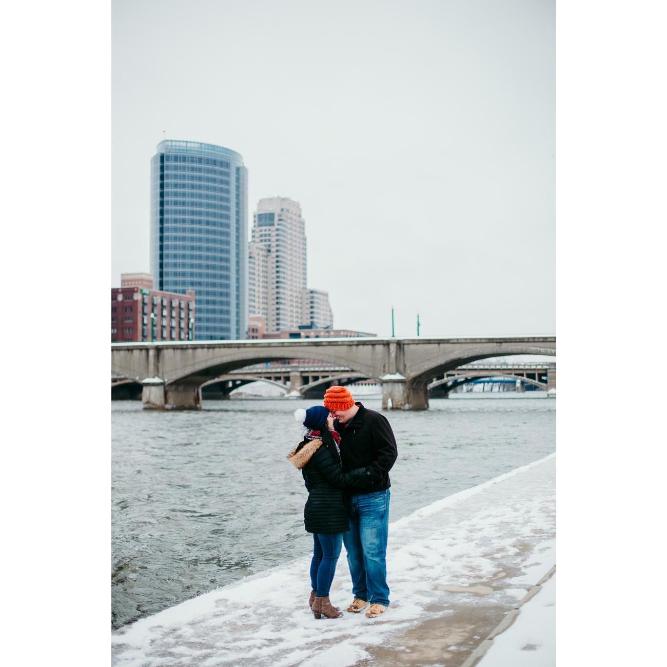 Kyle asked me to marry him right in this spot on July 5th, 2019.