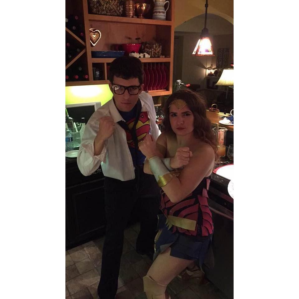 Wonder Woman and Superman - Halloween 2017