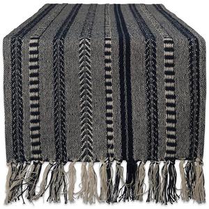 DII Braided Cotton Table Runner Perfect for Summer, Holiday Parties and Everyday Use, 15x72", Navy Blue