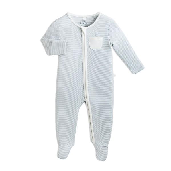 MORI Baby Zip-Up Sleepsuit