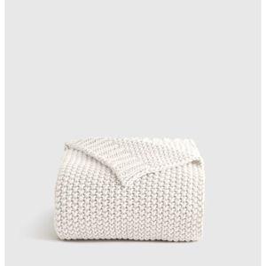 Ivory Cotton Fisherman Throw