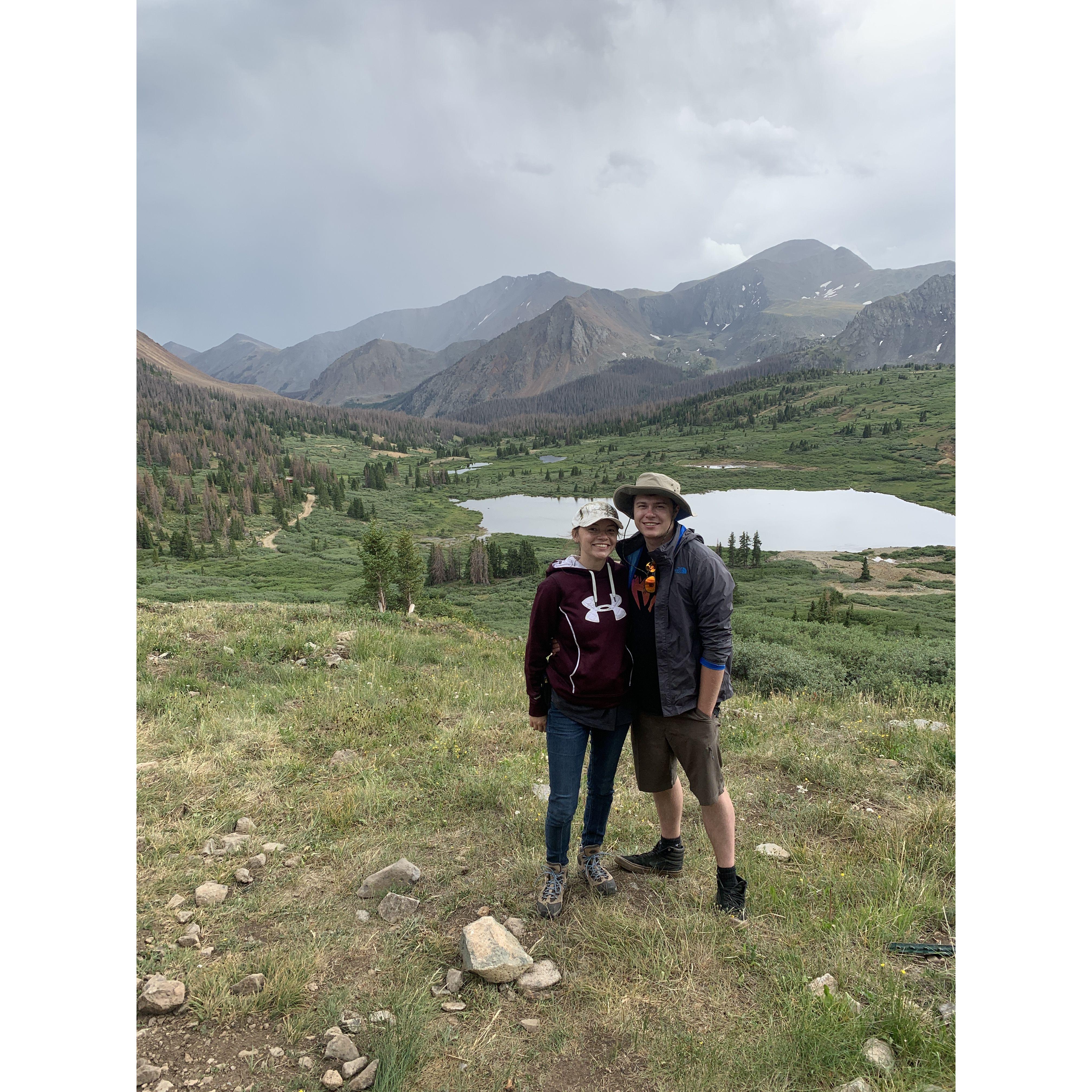 Camping and visiting remote areas in the mountains is one of Michael and Alyvia's way of spending quality time together.