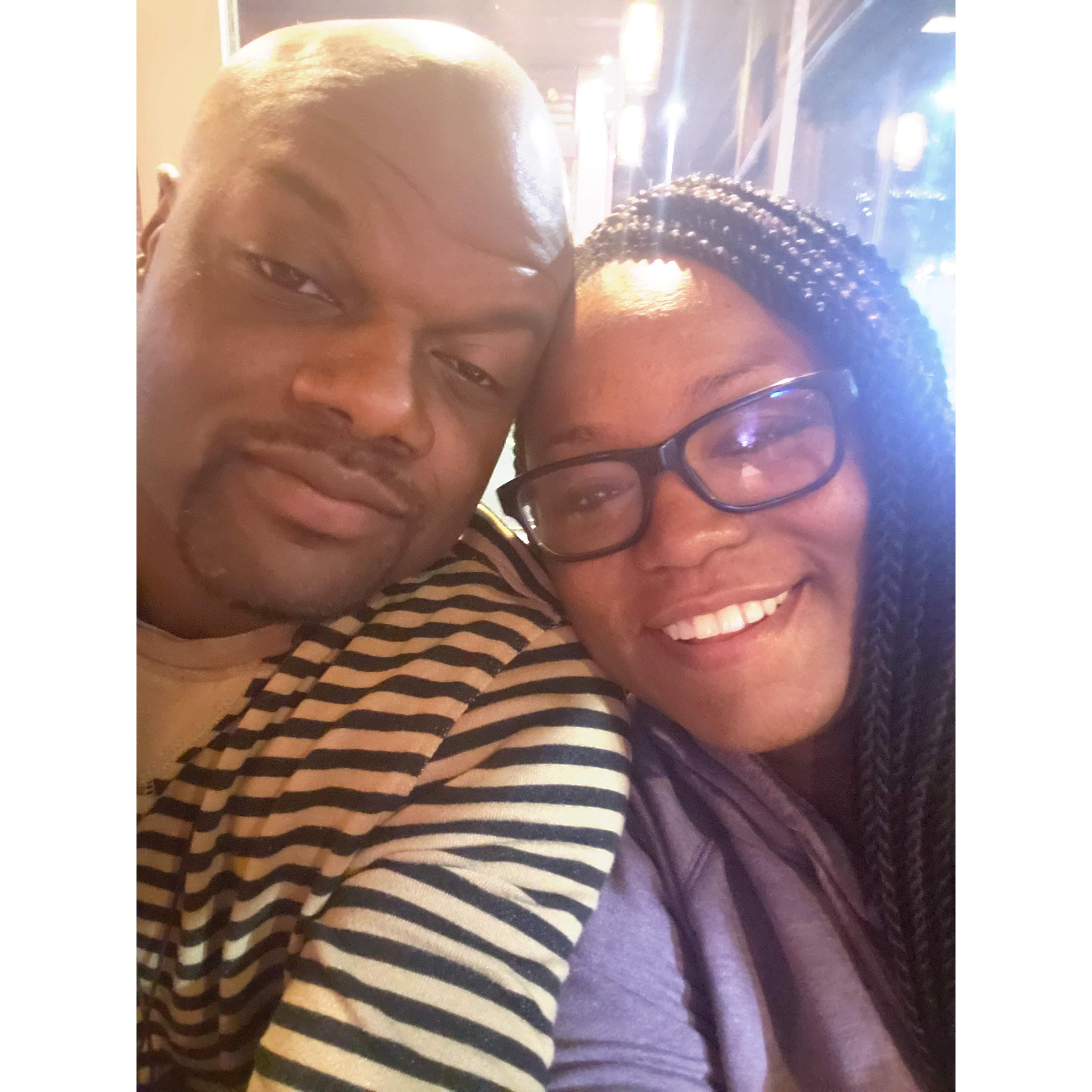 Our first "date night."