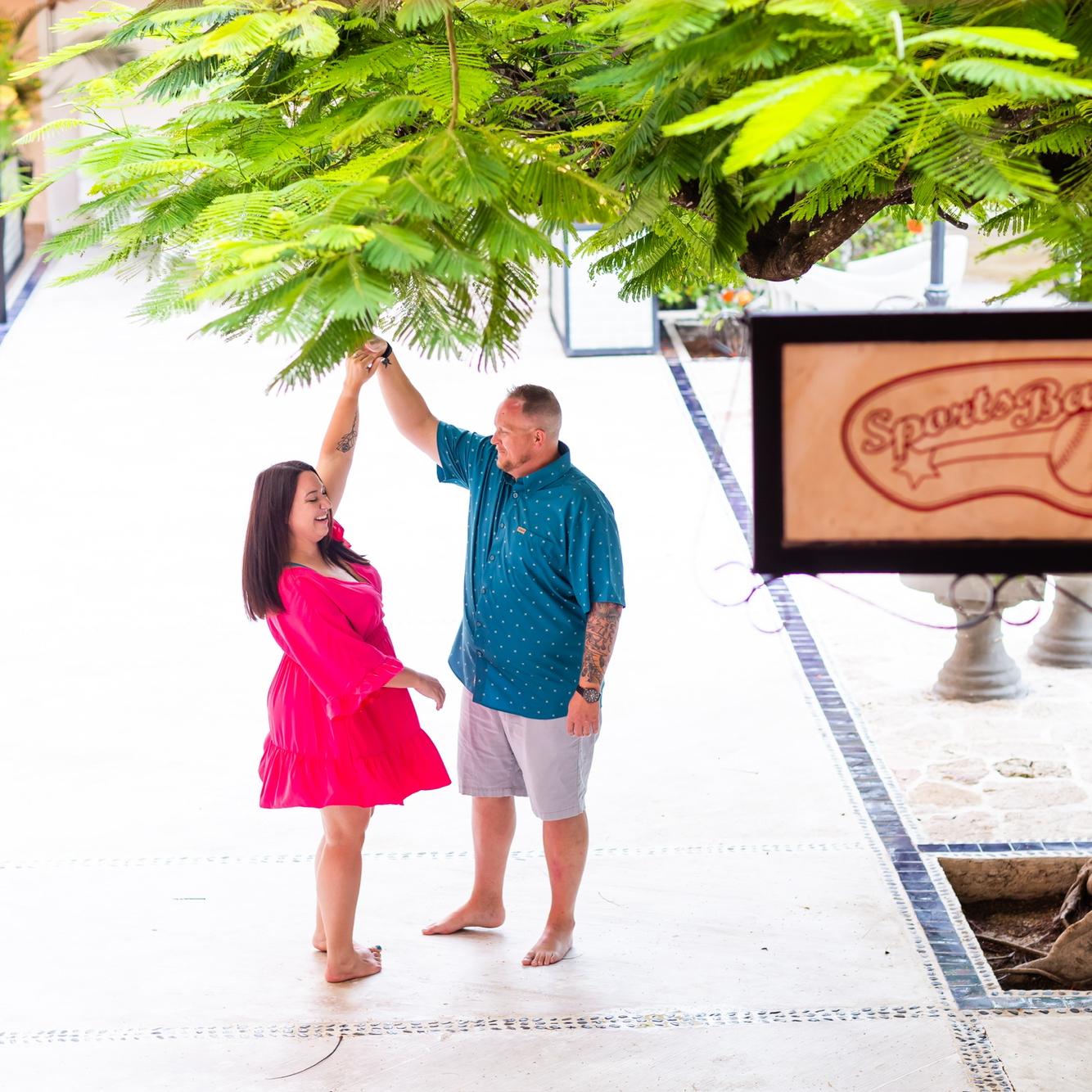 Engagement photos we had done in Cancun - wasn't our original plan, but they turned out beautiful