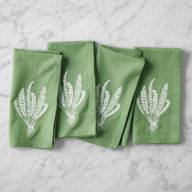Sanderson x Williams Sonoma Woodland Fern Napkins, Set of 4