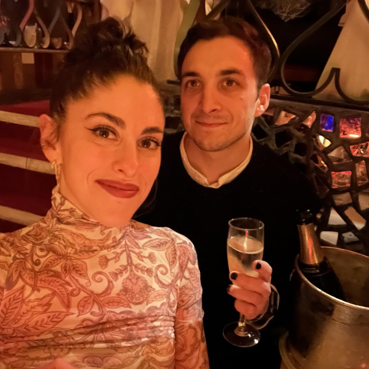 Us at the Moulin Rouge, before being stunned by can-can dancers wearing skirts and not much else
