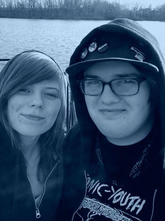 Our first photo together, 2008