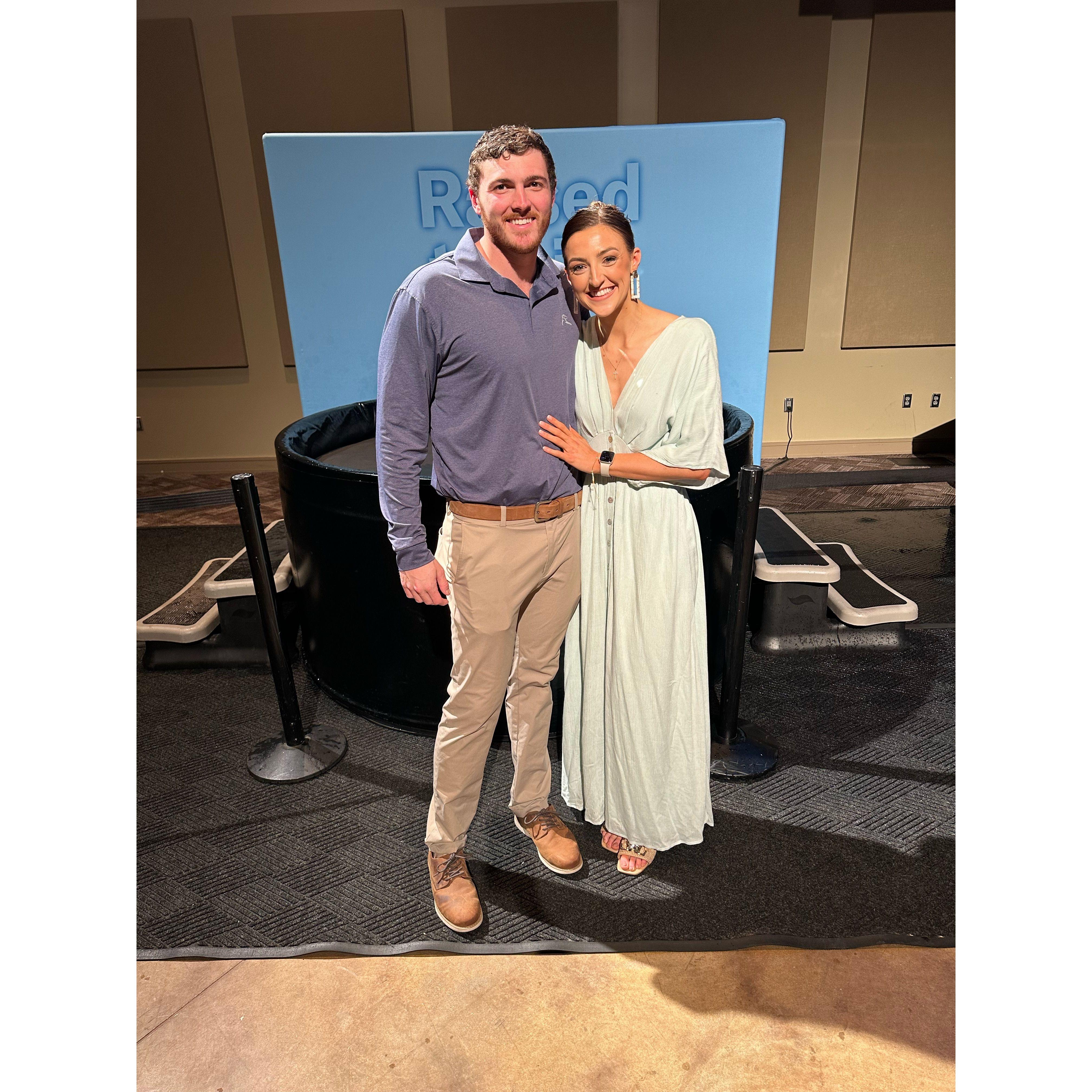 Got baptized together at the place that's transformed our faith and relationship the most. This was SUCH a special day, March 2024