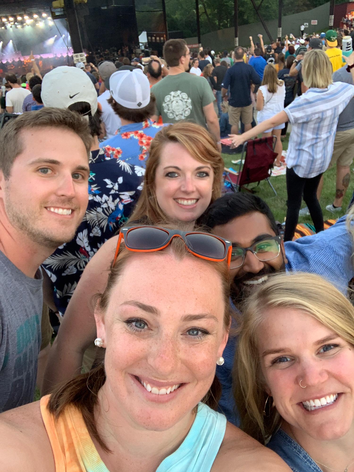Dave Matthews Band with groomsman David - Summer 2019