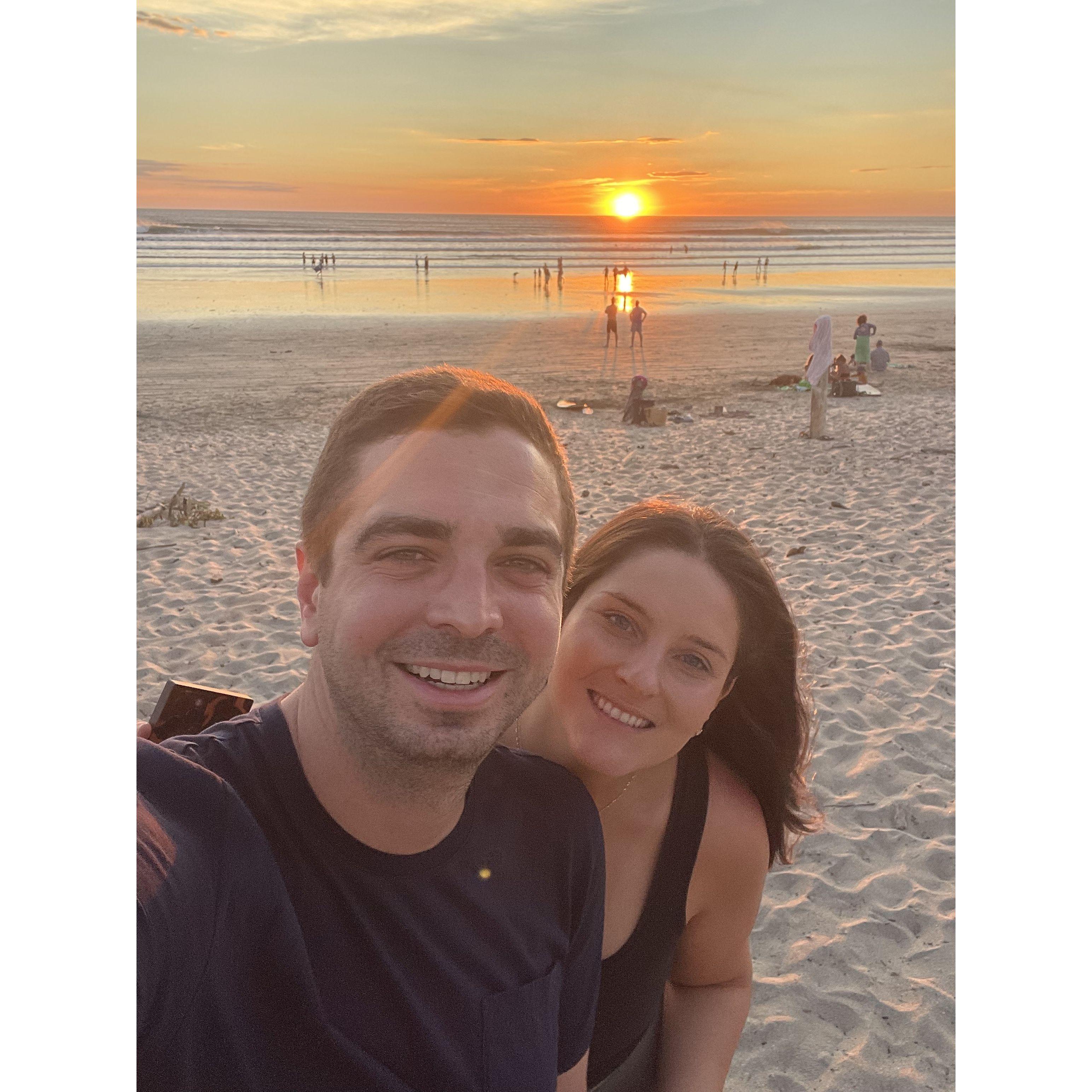 2/20/2024: Sunset in Costa Rica.