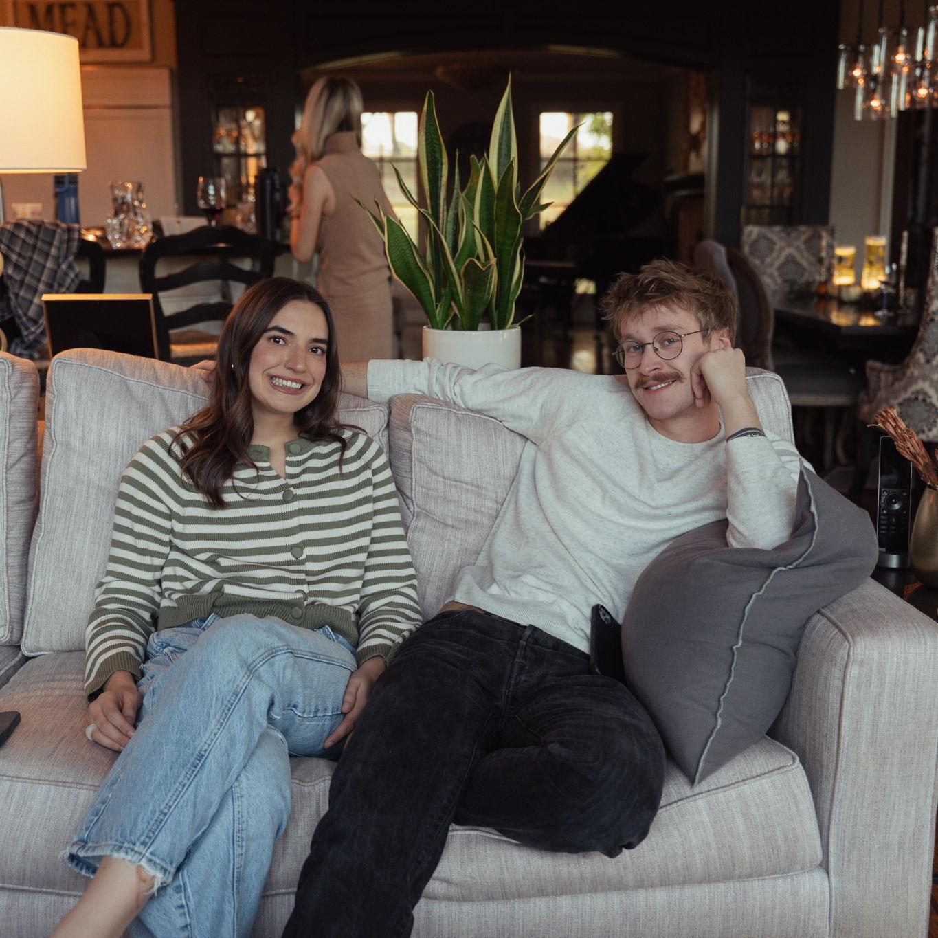 Pre-Thanksgiving photos, practicing our smiles