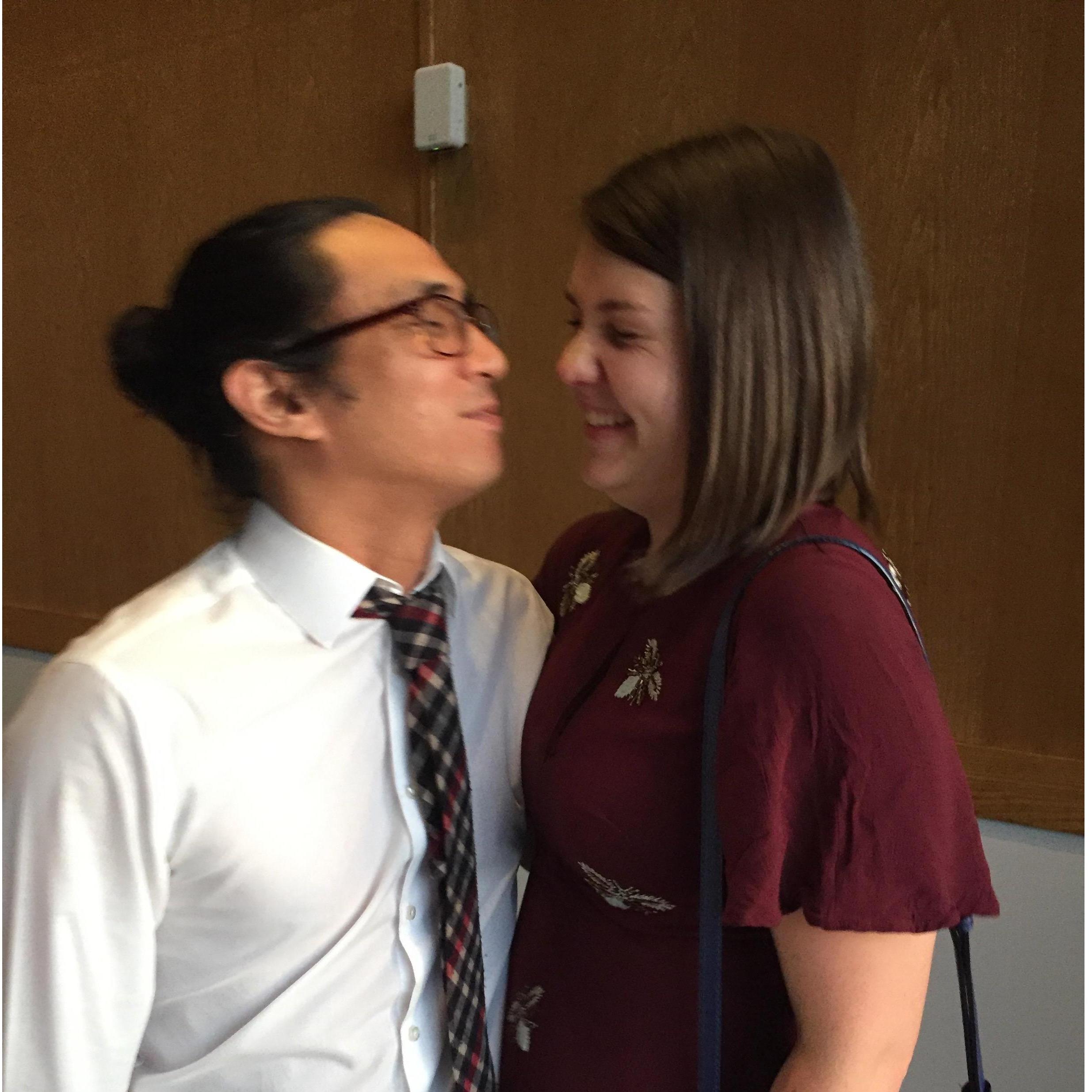 Sharing a secret joke