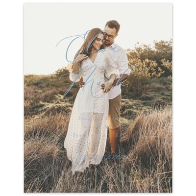 Dusty Blue Wedding Digital Save the Date - Marlow Photo
