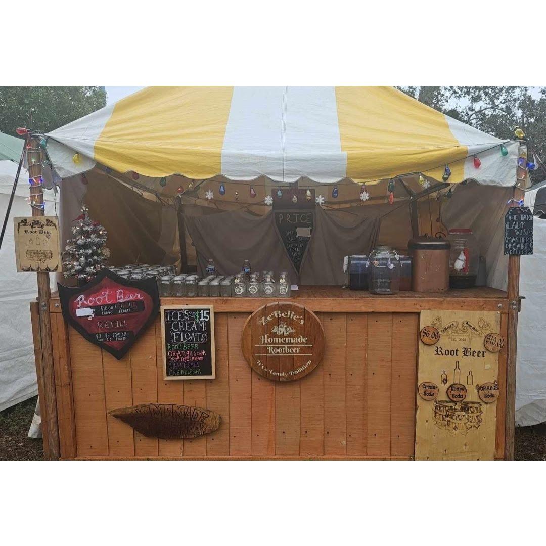 Our Rootbeer both at the Suncoast renaissance festival, November 26, 2023