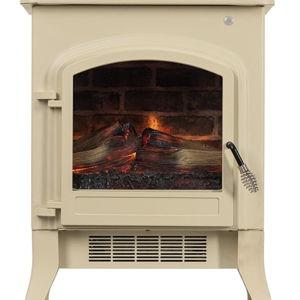 Country Living Fireplace Stove Heater in Cream