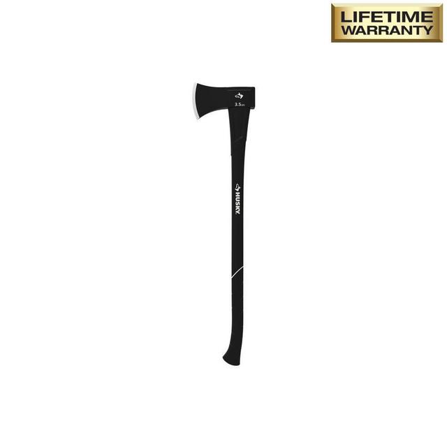 3.5 lb. Premium Single Bit Michigan Axe with 34 in. Fiberglass Handle