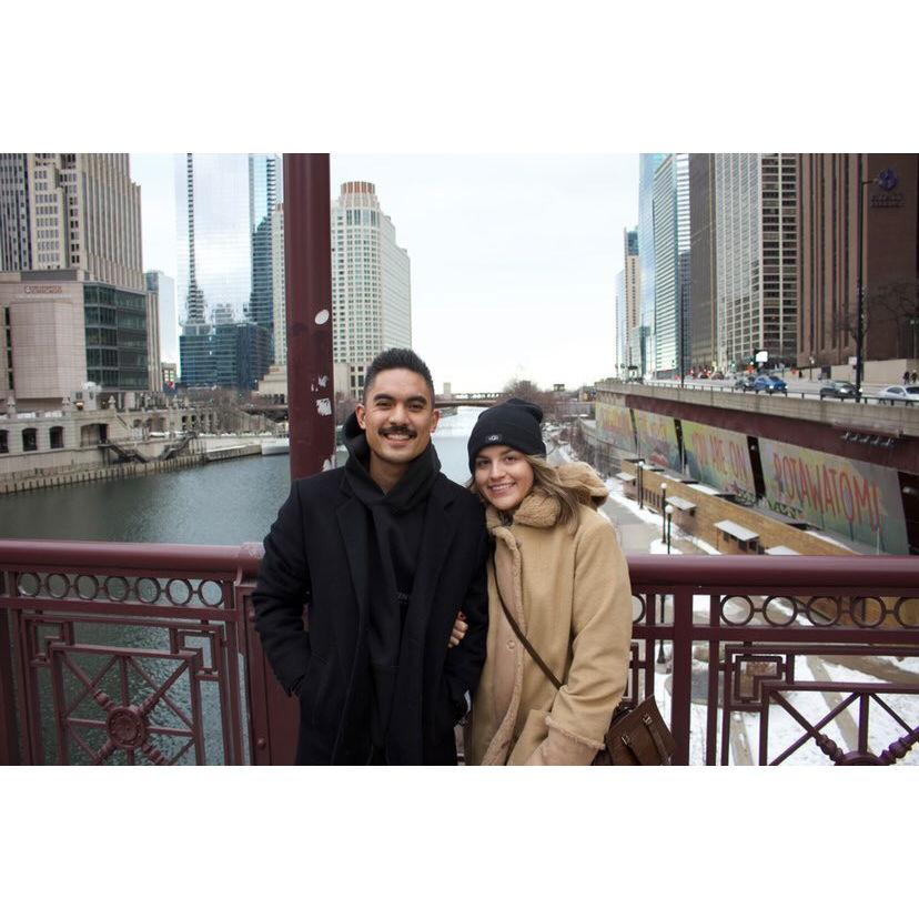 Our first time in Chicago together.