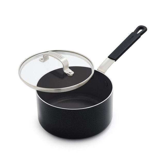 GreenPan X Bobby Flay Professional Grade Ceramic Nonstick 2.53-Quart Saucepan with Lid