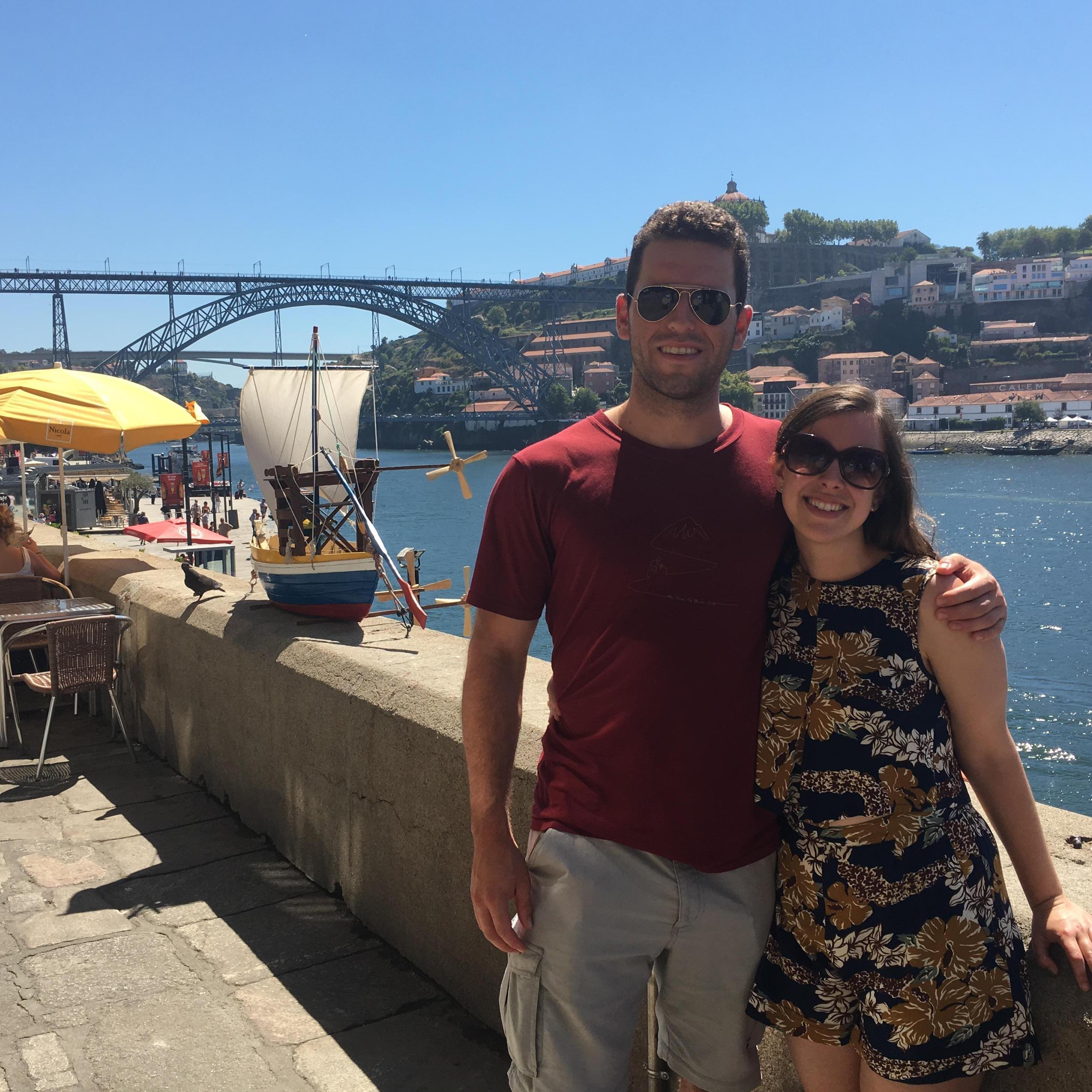 In Porto, Portugal before the start of the Camino, 2017