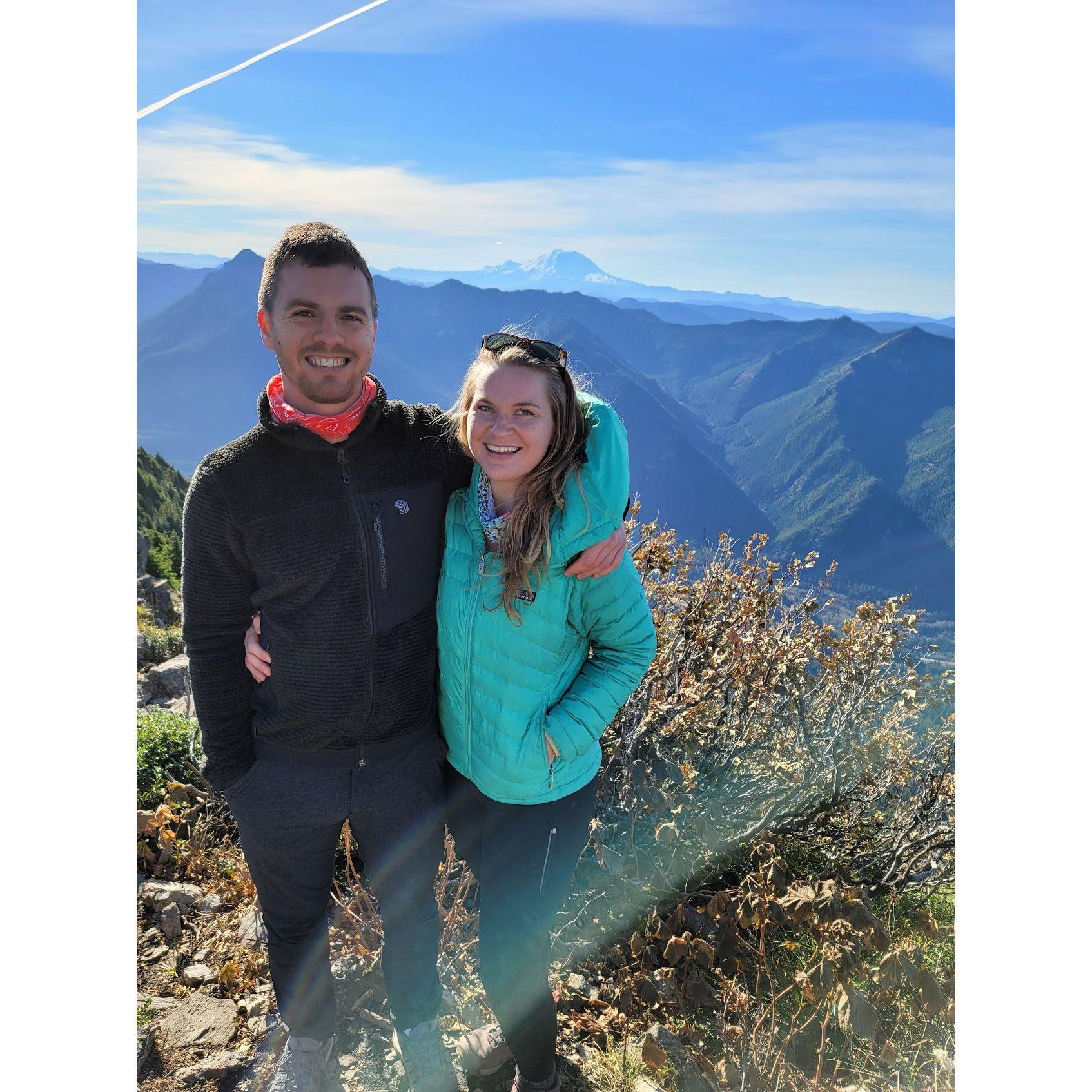 After hiking Mailbox Peak. October 2020
